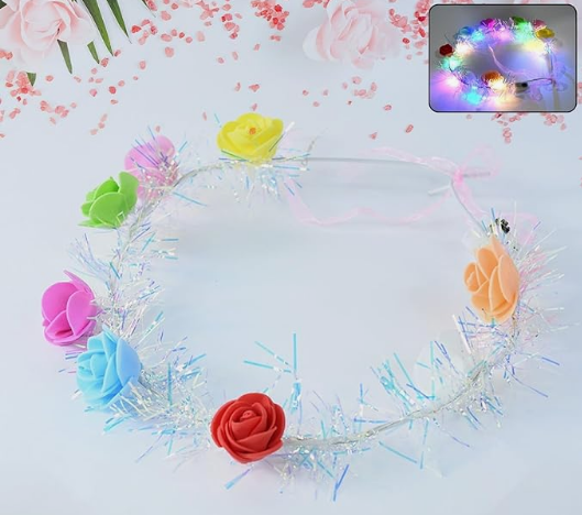 LED Flower Crown Headband