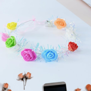 LED Flower Crown Headband